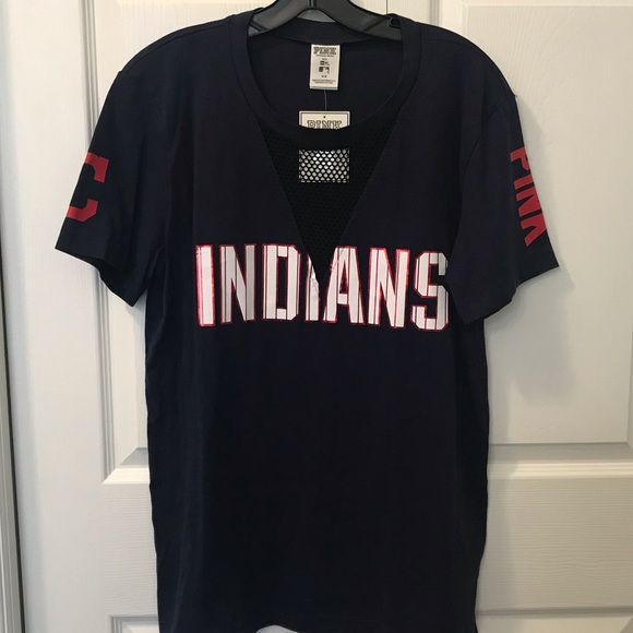 pink cleveland indians shirt